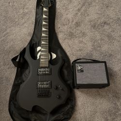 Pyle Electric Guitar And Amp
