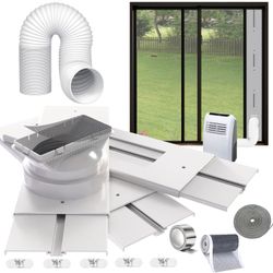 Gulrear 95" Sliding Door AC Vent Kit with ? 5.1" Hose