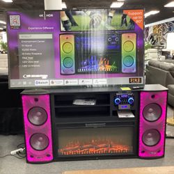 Living Room Smart Tv Stand With Speaker Integrated $1,899