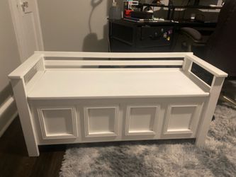 Storage bench | White