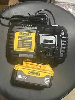 Dewalt 5.0 battery and 6 amp charger FIRM