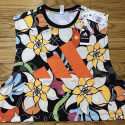 Adidas x Rich Mnisi Limited Edition Training Crop Tee, Unisex Sz XL New!