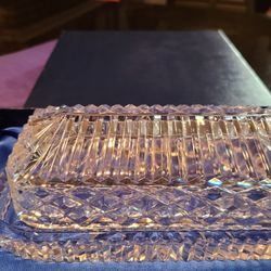 Waterford Crystal Butter Dish 