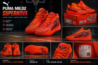New Rare Puma MB 2.0 Supernova LaMelo Balls 2nd Signature BB Shoes