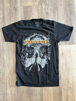 Megadeth Black Shirt, size small