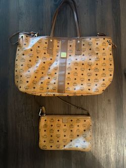 Authentic MCM large Liz tote