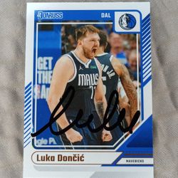 Luka Doncic On Card Autograph (Read Description) Asking 140 Worth Way More