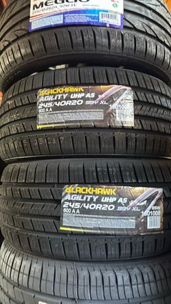 Blackhawk Agility UHP AS 245/40R20 Tires $140 each