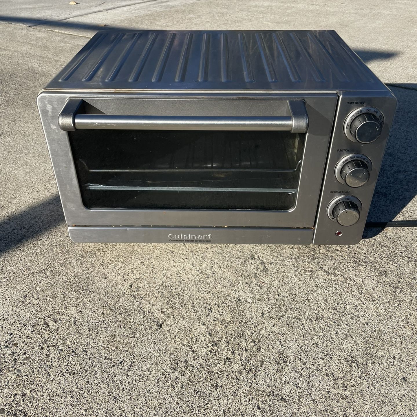 Originally $150 Cuisinart Toaster Oven Broiler with Convection Used In Good Working Condition, 1800 W, Stainless Steel