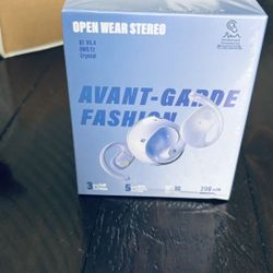 Avant Garde Fashion Open Wear Stereo Earbuds NEW