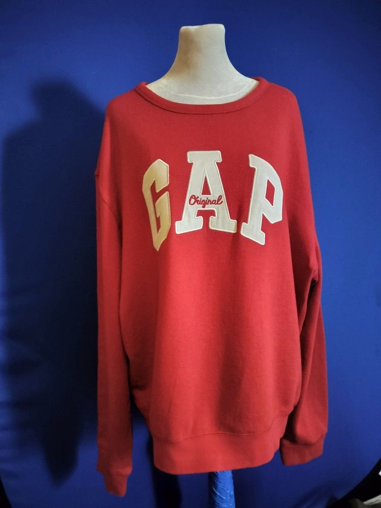 GAP Women's Red Gap Original Sweatshirt (Size XL)