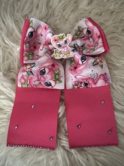 New! Large Angel (Lilo & Stitch) Boutique Hair Bow