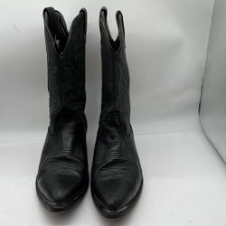Masterson Cowboy Boots Mens Black Western Boots Cowboy Boots Mens Size 10.5 EW 