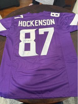TJ Hockenson Autographed Custom Jersey