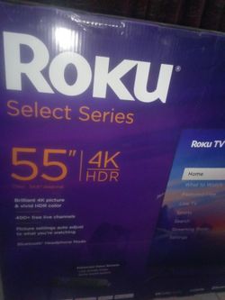 Roku Select Series 4k HDR 55inch
