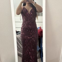 Long Purple Formal Dress
