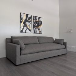 Restoration Hardware Belgian Track Arm Sofa