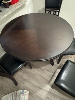 Dining table with 4 chairs