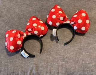 Disney Minnie Mouse Sequin Ears — Brand New/Unused — $25 each or $45 for both
