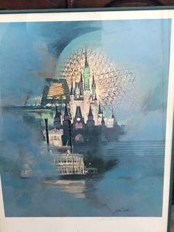 Disney’s magical dreams signed lithograph
