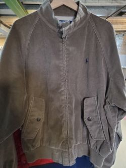 Polo Ralph Lauren Corduroy Barracuda Bomber Jacket Coat XL Extra Large