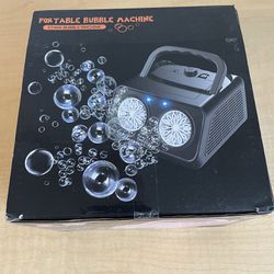 Portable Bubble Machine 