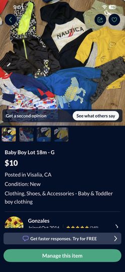 Baby Boy Clothes 18m