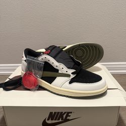 Travis Scott Jordan 1 Low Olive green R3P 🙈