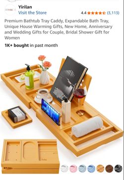 Bathroom tray caddy