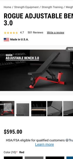 Rogue weight bench 💪