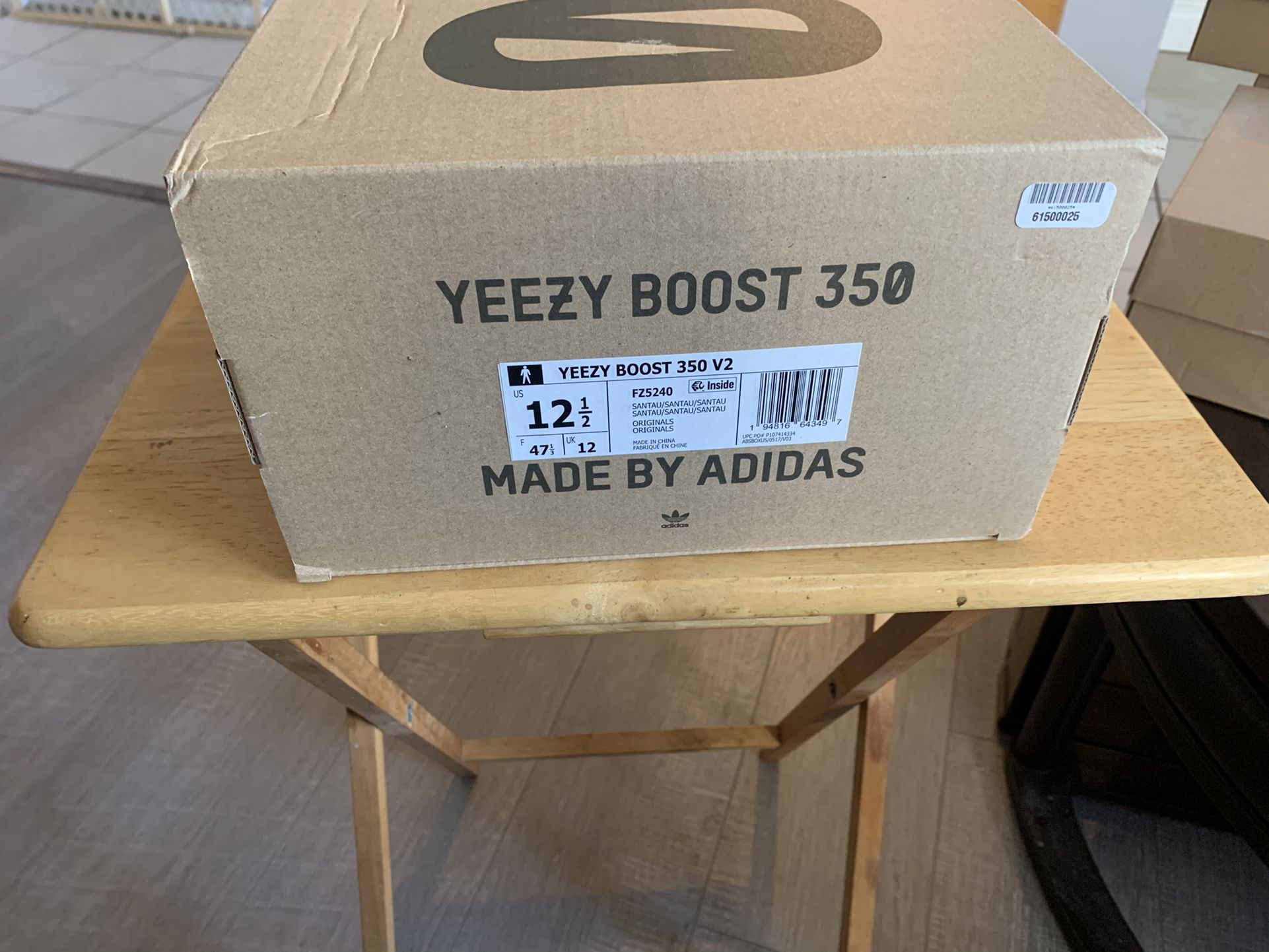 Pair Yeezys Size 12 1/2 Brand New $250