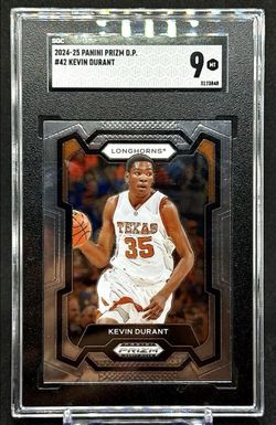 2024-25 Panini Prizm Draft Picks Kevin Durant #42 SGC 9 Mint Texas Longhorns KD