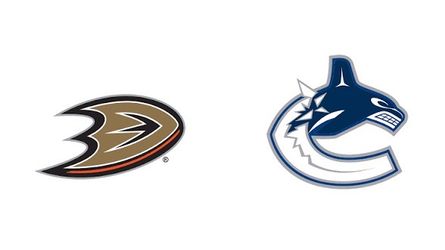 Anaheim Ducks vs Vancouver Canucks