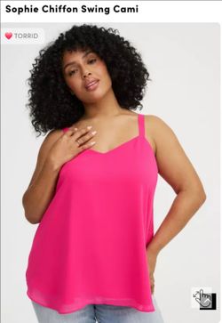 Torrid Sophie Chiffon Swing Cami