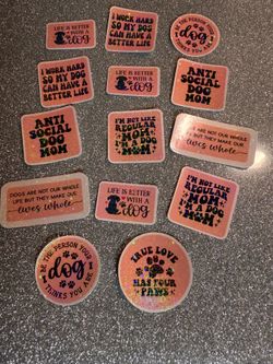Dog Quotes Stickers