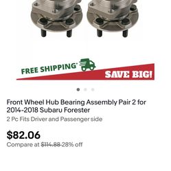 Subaru Bearings Fits Forester 