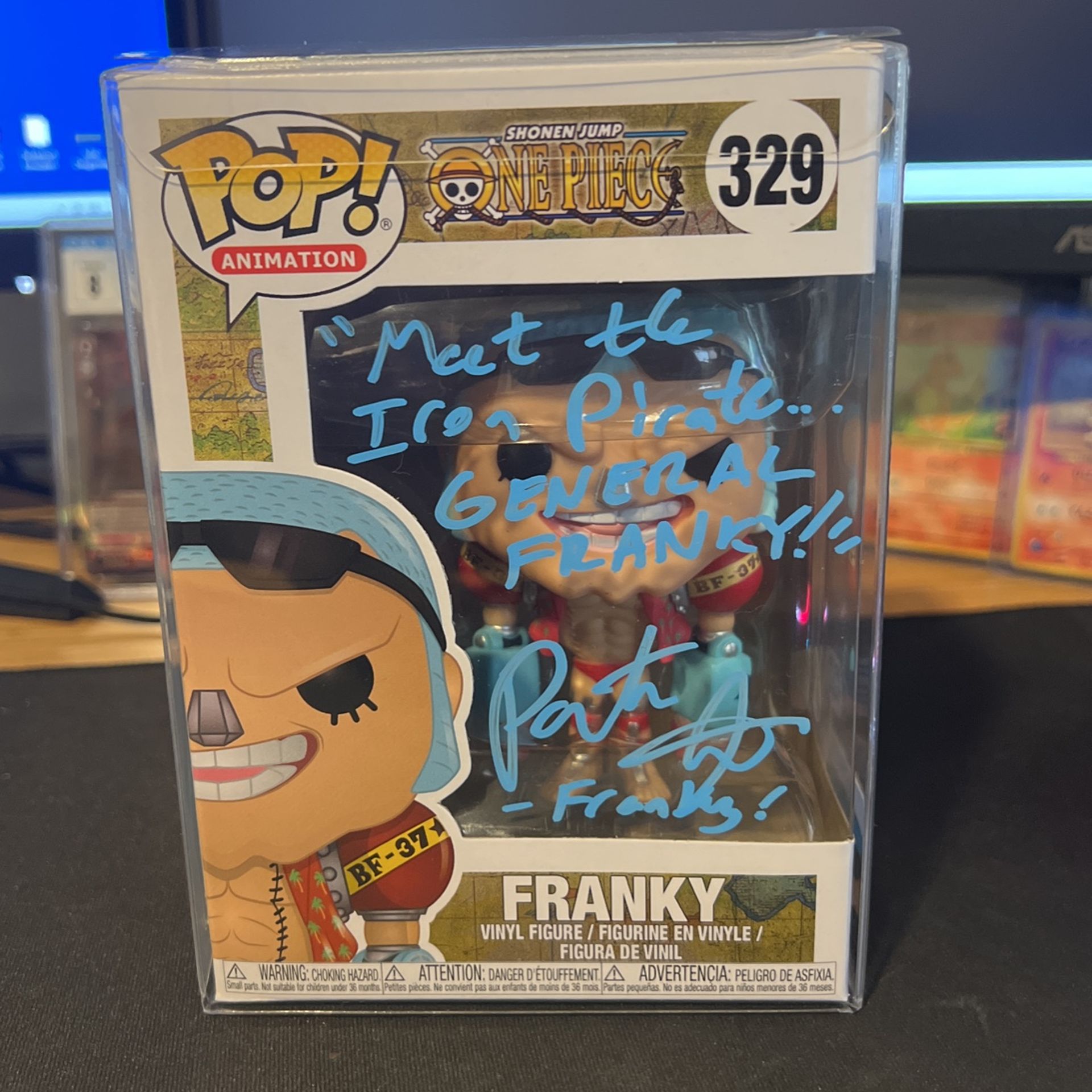 Franky Funko Pop 329 Signed By Patrick Seitz