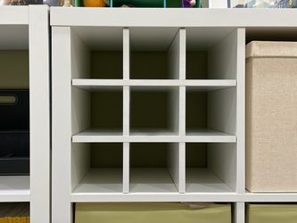 IKEA KALLAX Bottle Insert / Wine Rack Insert – White (9 Slots)