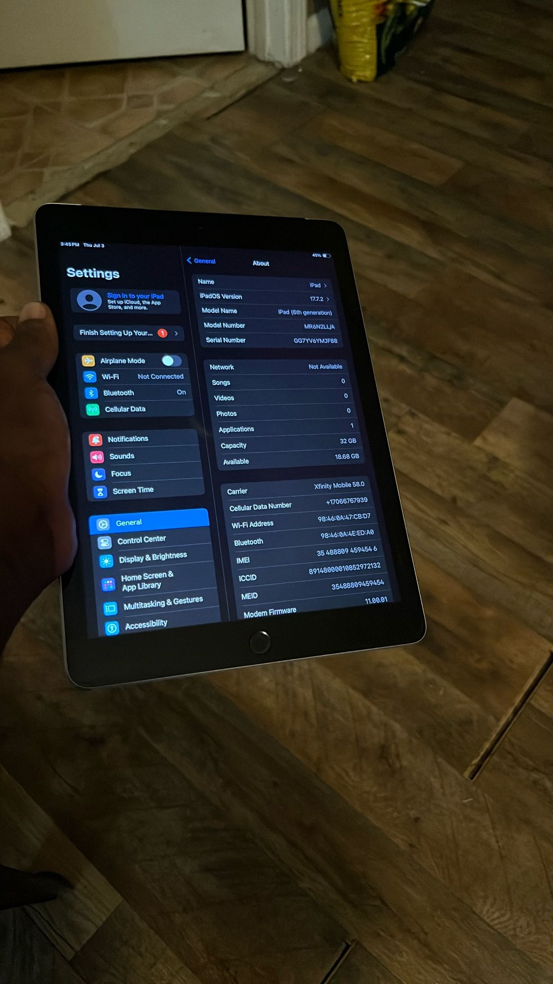 Apple ipad 6 Gen