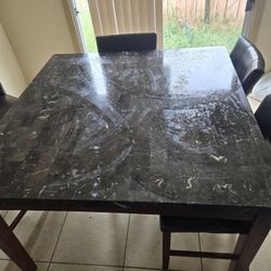 Granite Top Dining Table