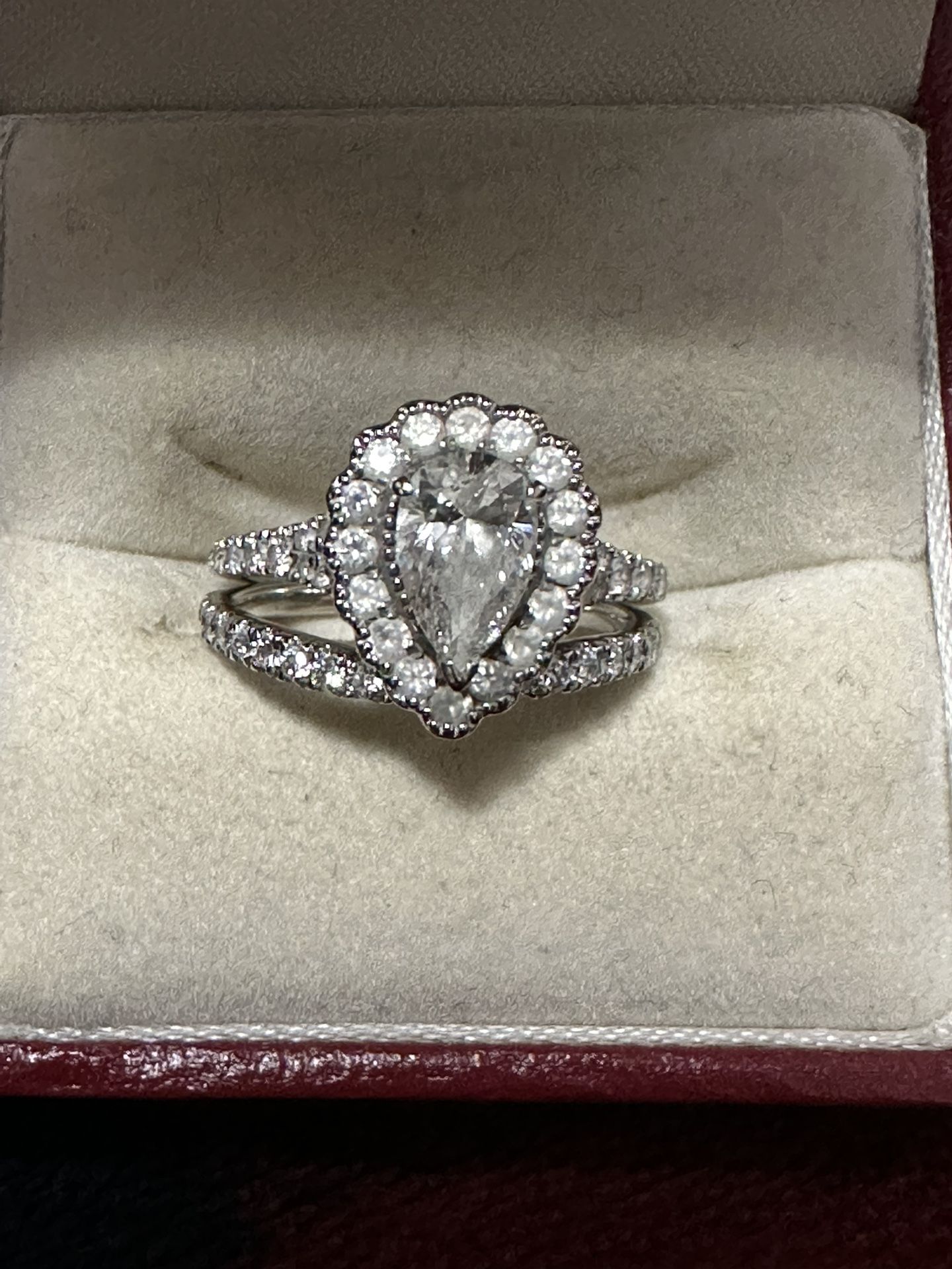Engagement Ring With Wedding Band