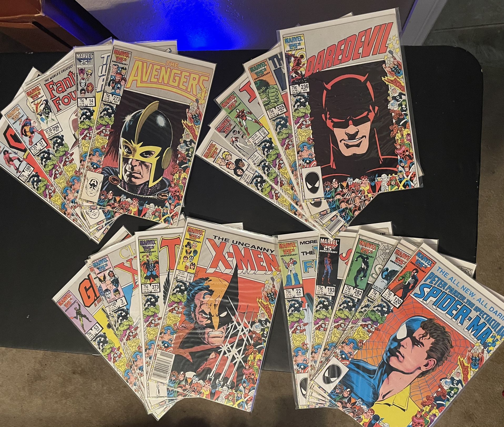 Vintage Marvel 25th Anniversary Comics
