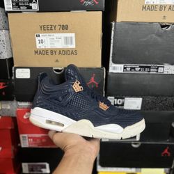 Jordan Obsidian 4s size 8.5 USED But Clean