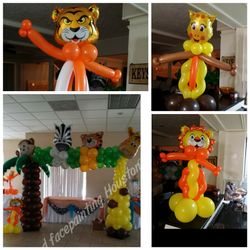 Party animal balloons character's