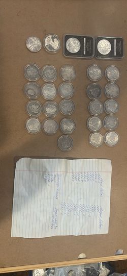 Silver coin collection