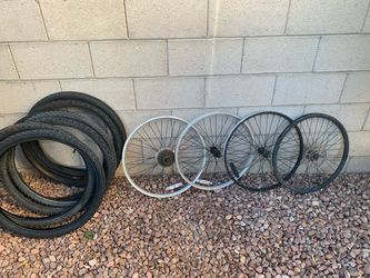 24” bike rims and tires
