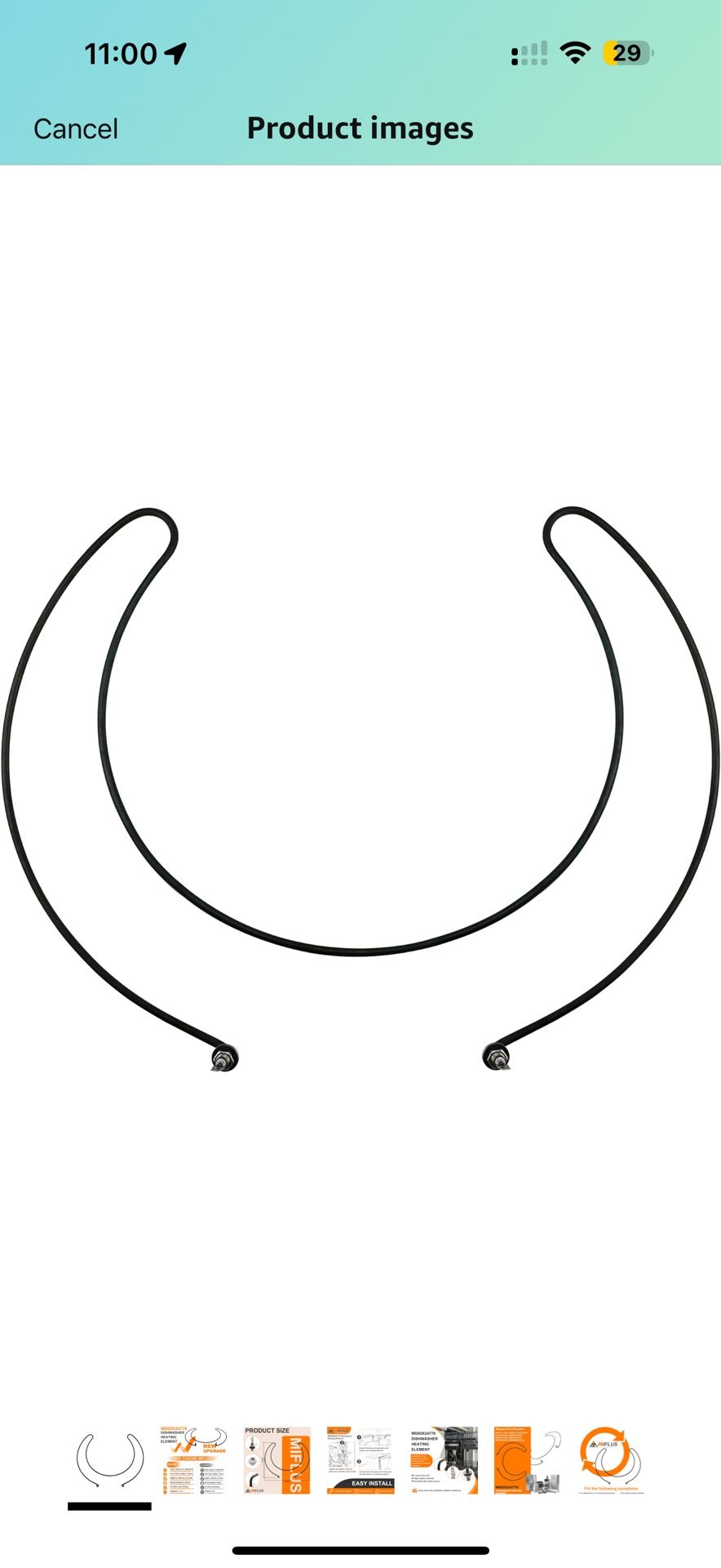 WD05X30818 WD05X24776 WD05X21294 Dishwasher Heating Element Compatible for GE WD05X30818 by MIFLUS