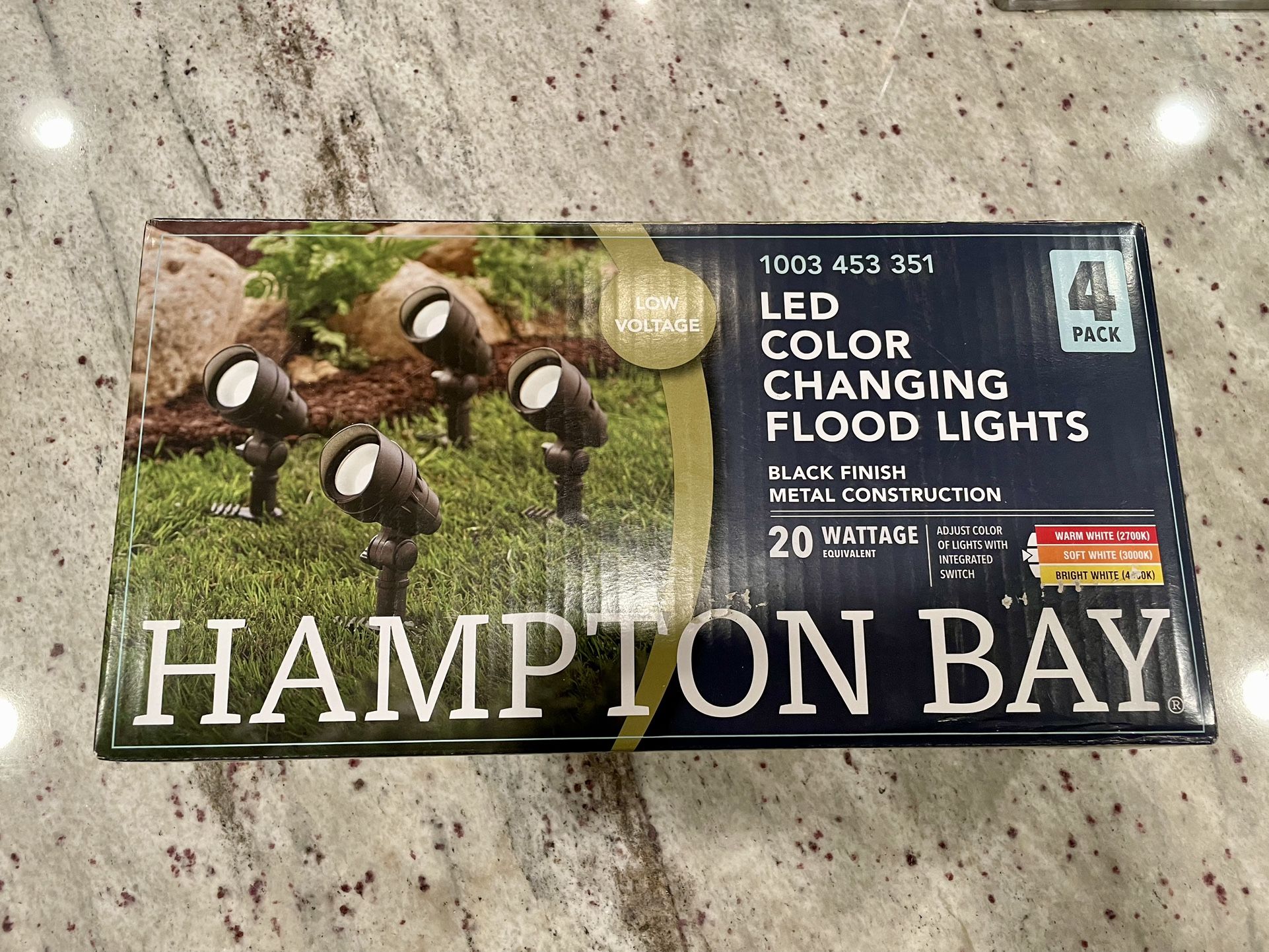 Hampton Bay LED Landscaping Lights - 4 Pack