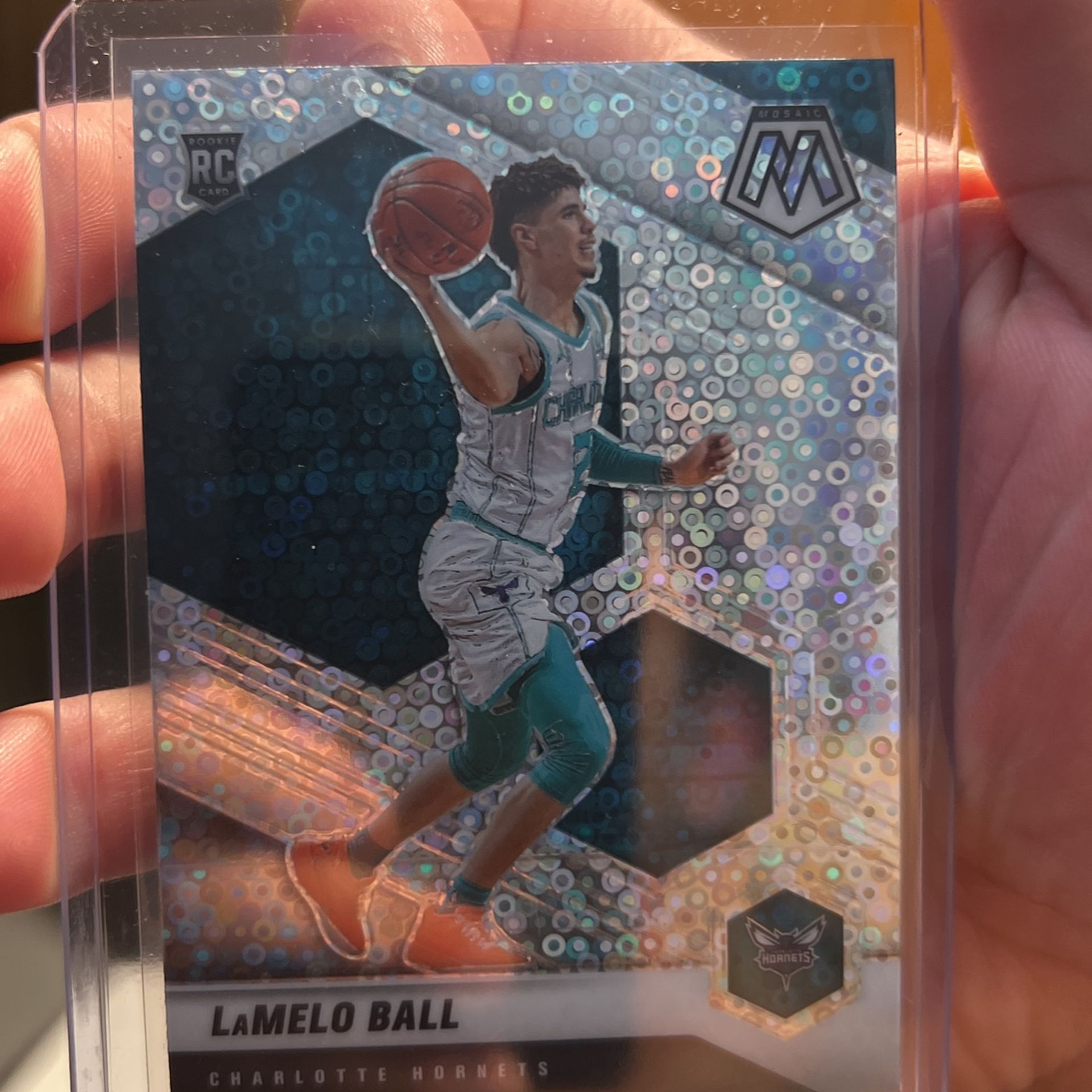 LaMelo Ball 2020-21 Mosaic Fast Break RC SILVER DISCO IMAGE 