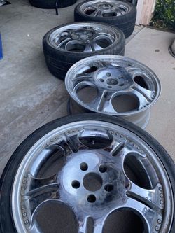 20” Calypso Chrome Rims Set with 3 Low Pro Tires